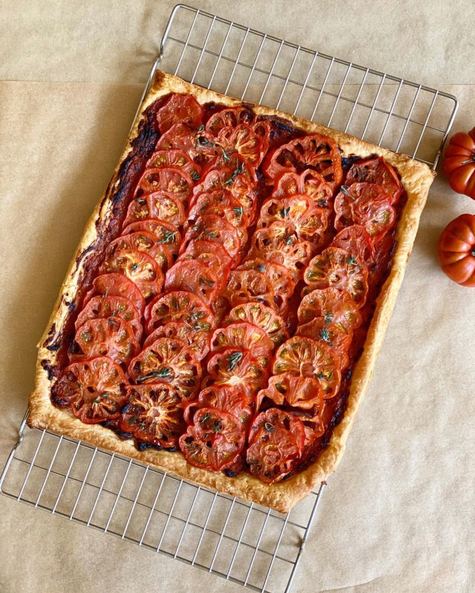 "Tarte fine aux tomates Marinda"